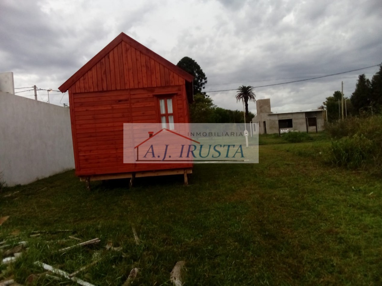 TERRENO CON CABAÑA DE MADERA