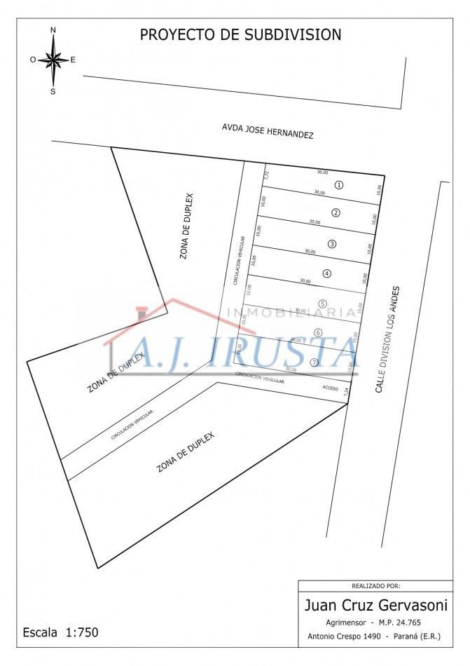 DIVISION DE LOS ANDES Y LUIS NOACO